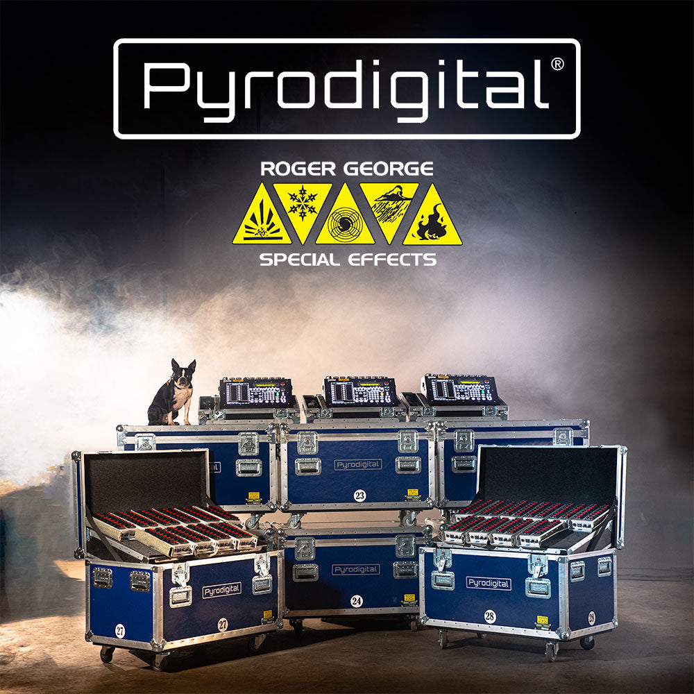 Pyrodigital equipment fireworks firing system