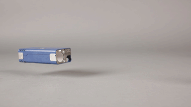 Demonstration of inserts the battery and fluid into the Look Solutions Tiny S fog machine.