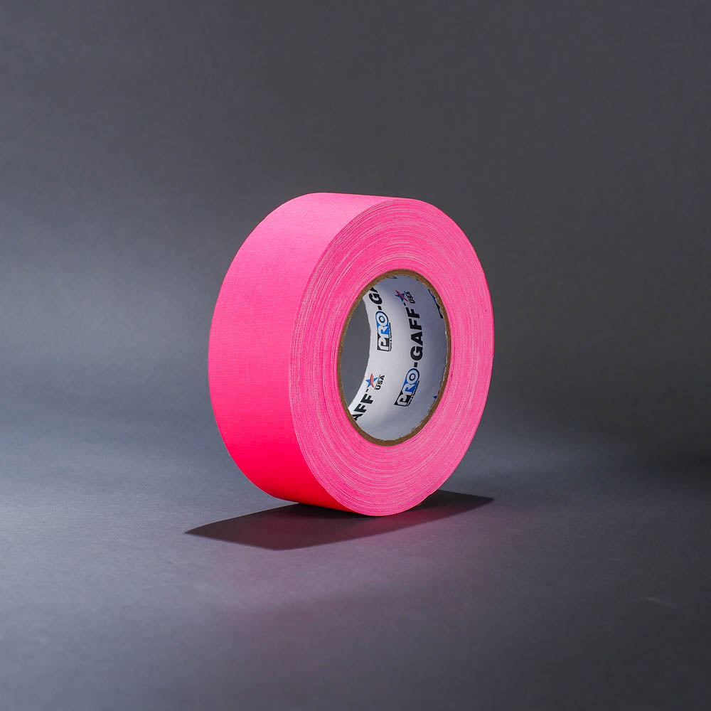 Fluorescent pink 2" gaffer's tape