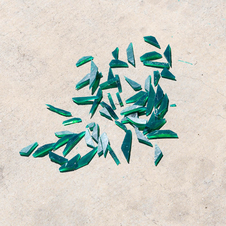 Rubber glass - green tint