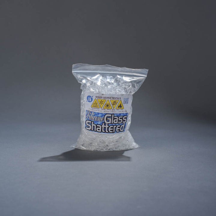Rubber shattered glass - 1 lb