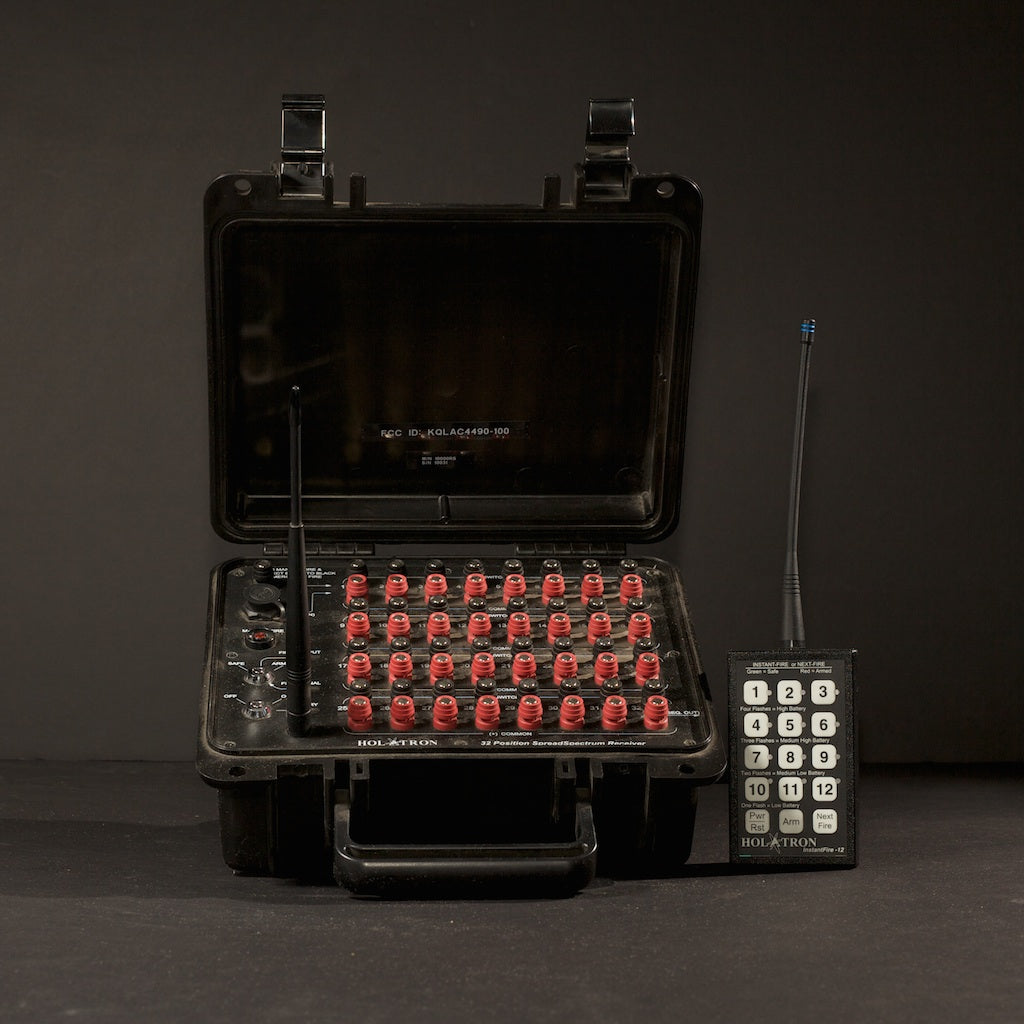 Holatron spread spectrum and transmitter. 32 shot