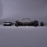 Sweeney Propane Can Popper shown in parts