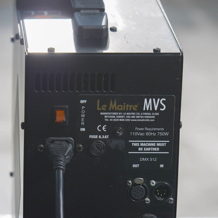 LeMaitre MVS Haze Machine Back
