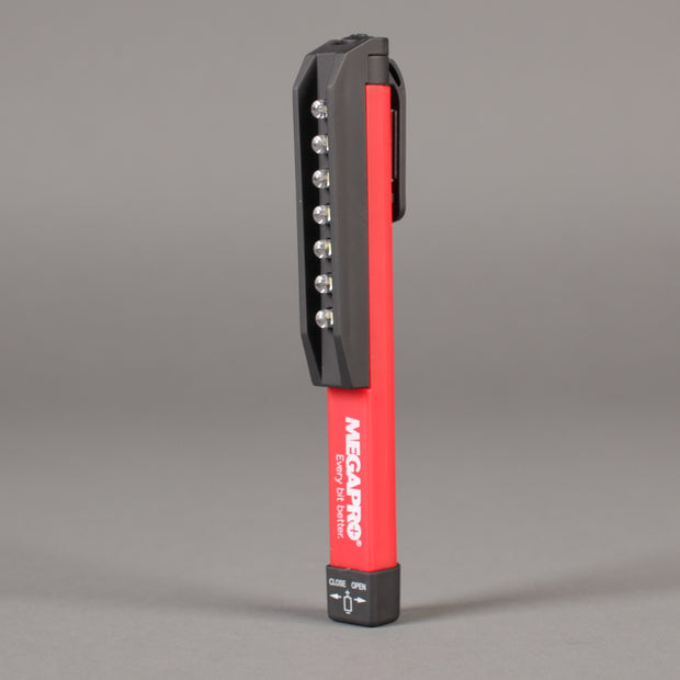 Mega pro clip on magnetic led flash light. 