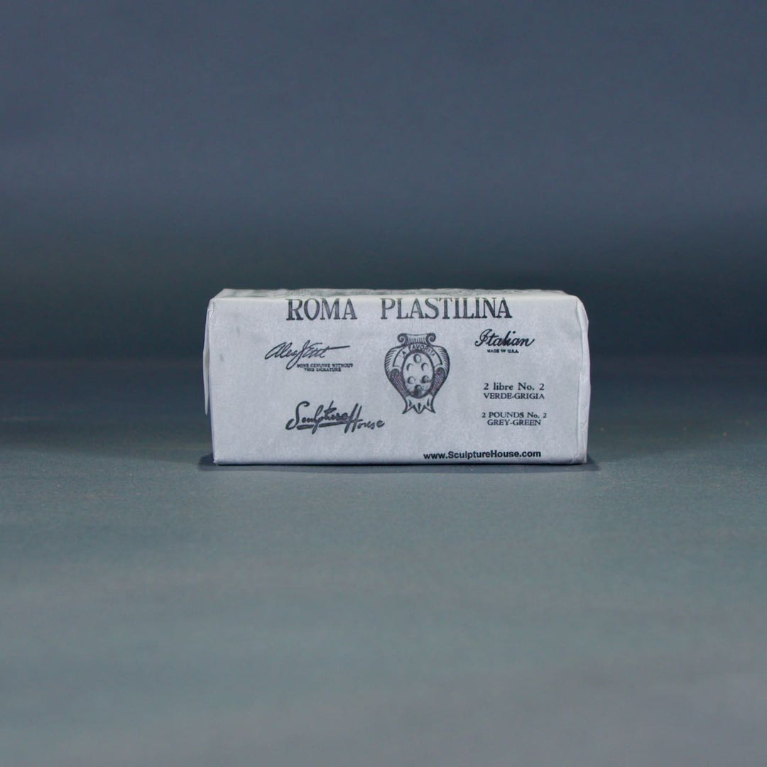 Chavant Roma Plastilina Modeling Clay - 2 lb, White, Medium