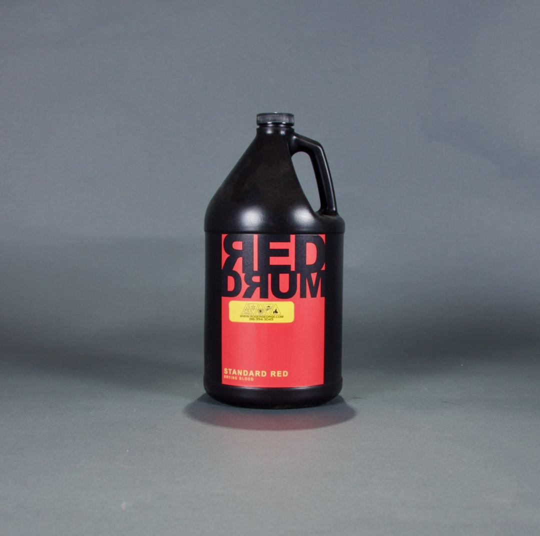 Red Drum theatrical blood - standard red - 1 gallon