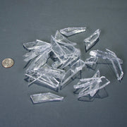 Rubber glass shards