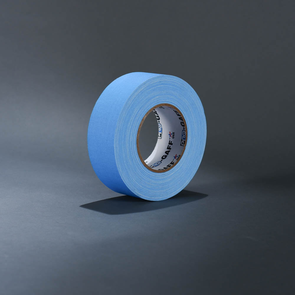Fluorescent blue 2" gaffer's tape