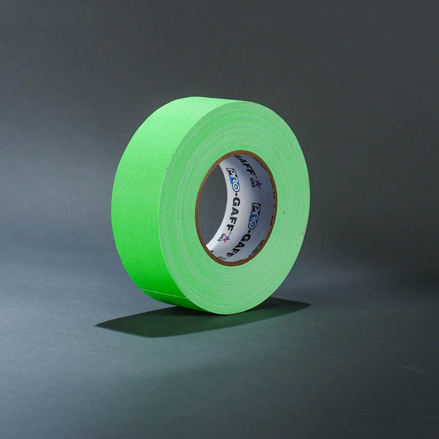 Fluorescent green 2" gaffer's tape
