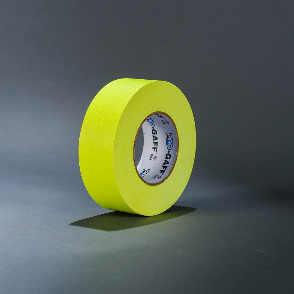 Fluorescent yellow 2" gaffer's tape