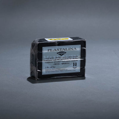Plastalina black modeling clay