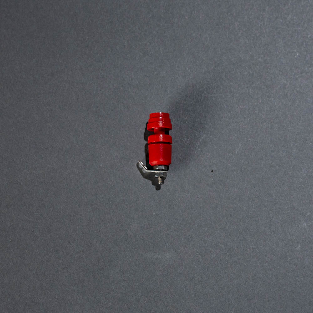 Stainless steel pyro clip (red)